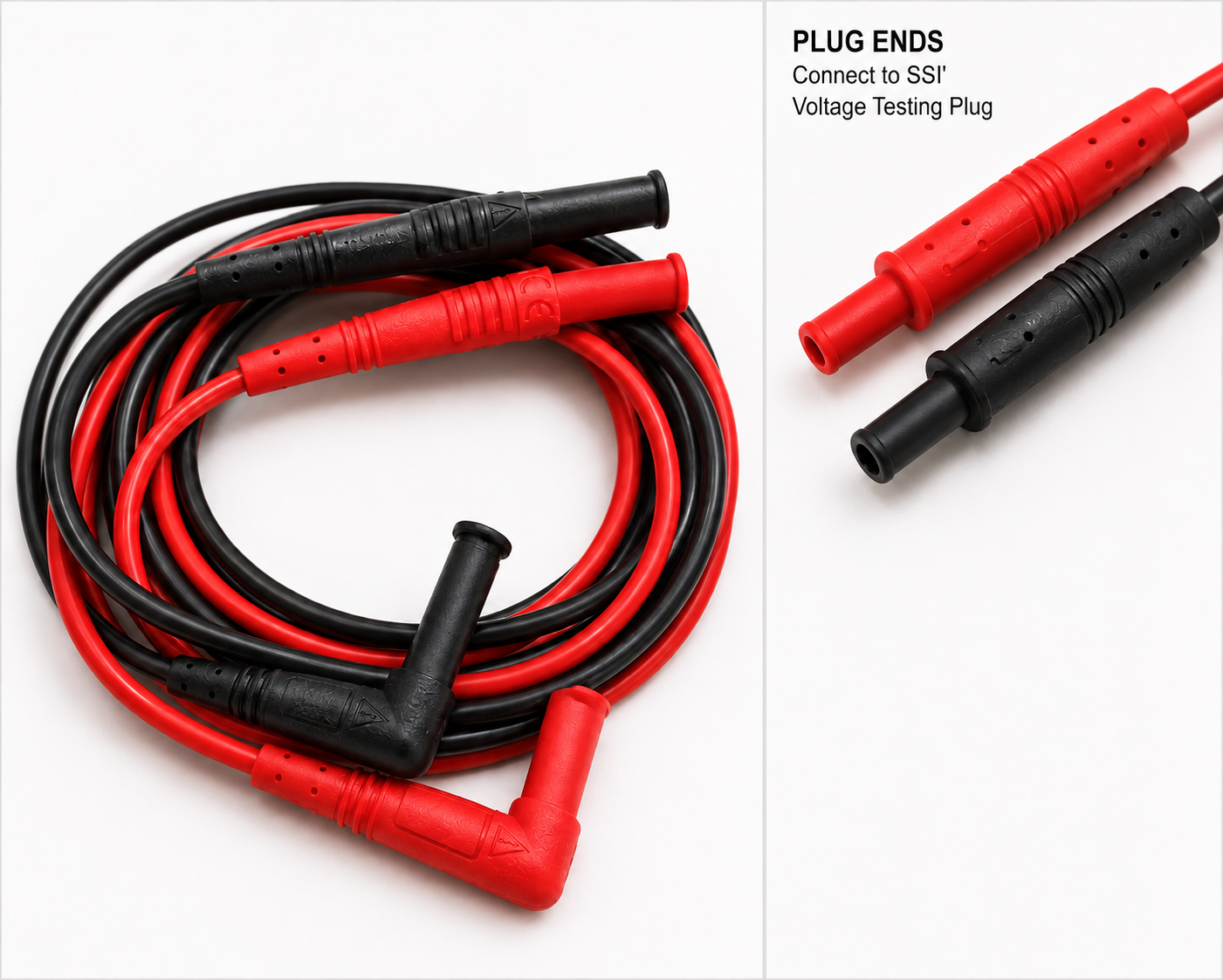 60-Inch Silicone Test Leads for Multimeters